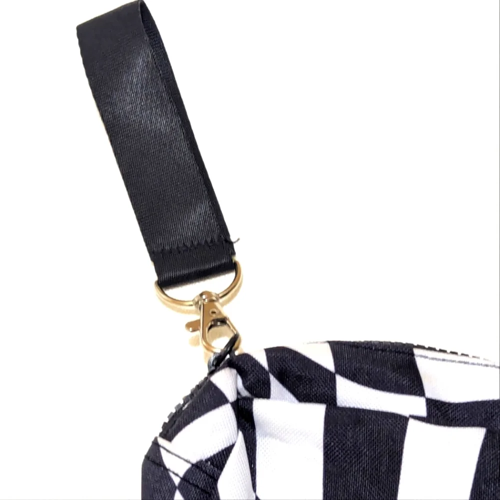 Retro | Funky | Checkered | Clutch | Pouch | Organizer | Beauty | Edgy | Trendy